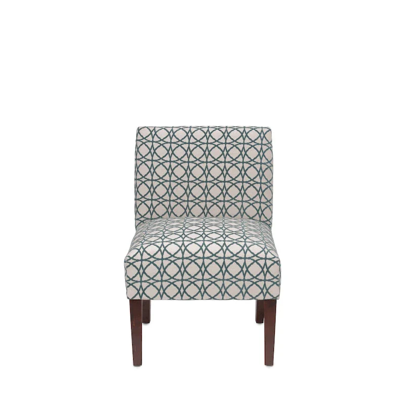 Armless Slipper Chair – Multiple Colors, Polyester, Single Seat