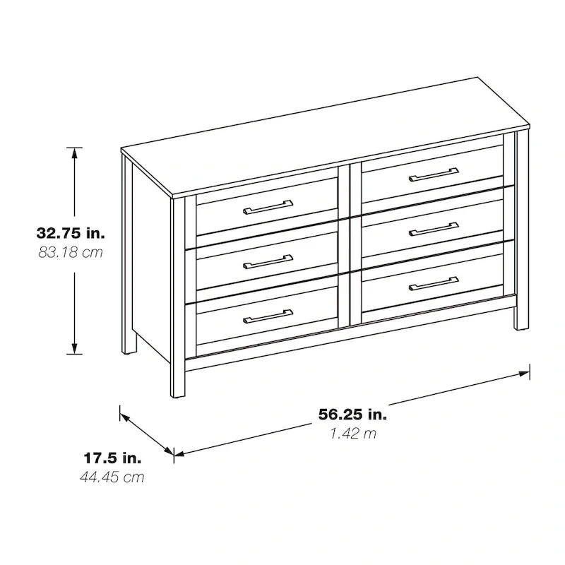 6-Drawer Dresser