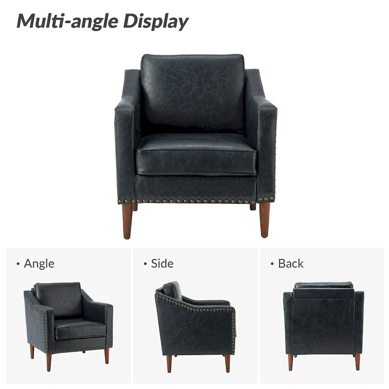 Duarte Transitional Armchair with Sloped Arms Set of 2
