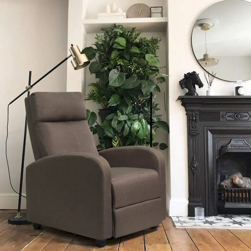 Homall Recliner Chair Fabric Single Living Room Sofa Recliner