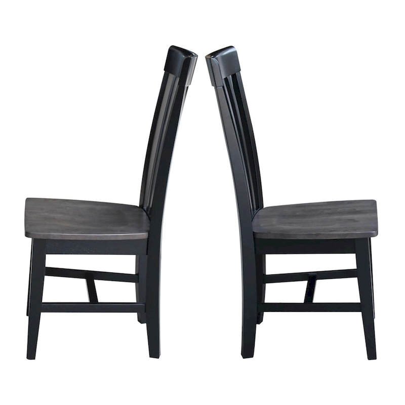 International Concepts Solid Wood Cosmo Tall Mission Chairs, Set of 2