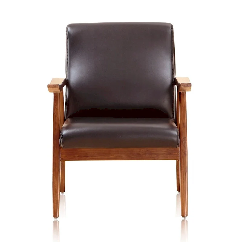 ArchDuke Amber Faux Leather Accent Chair