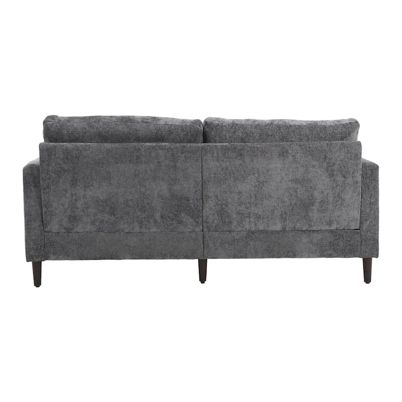 Modern Chenille Fabric Loveseat, 2-Seat Upholstered Loveseat Sofa