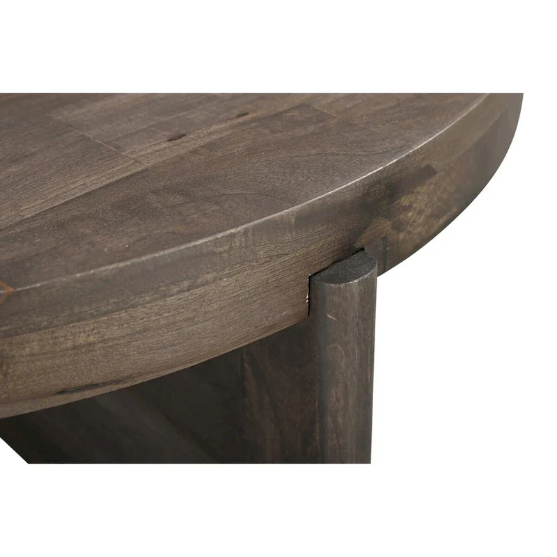 Milton Round Solid Wood Coffee Table