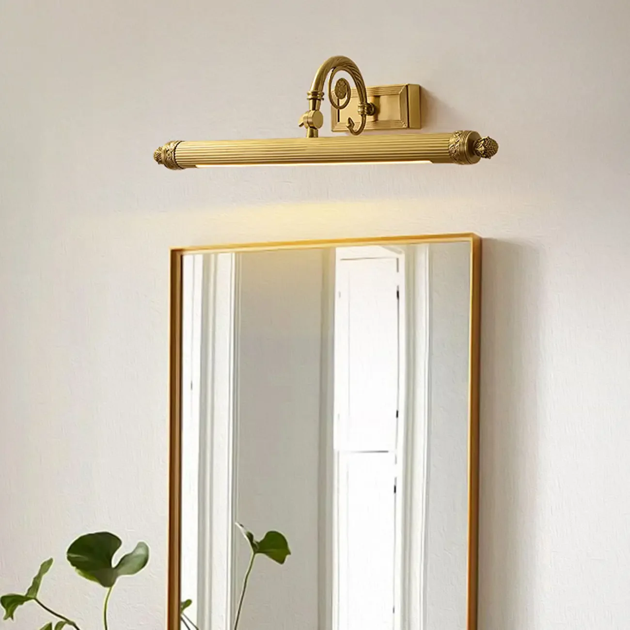 Bathroom Golden Down Tube Warm Glow LED Vanity Light