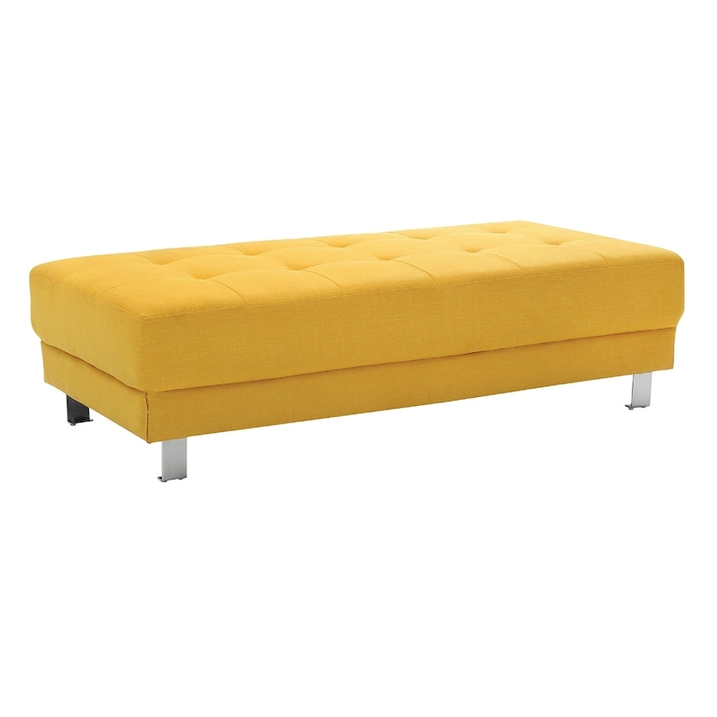Riveredge Linen Upholstered Ottoman