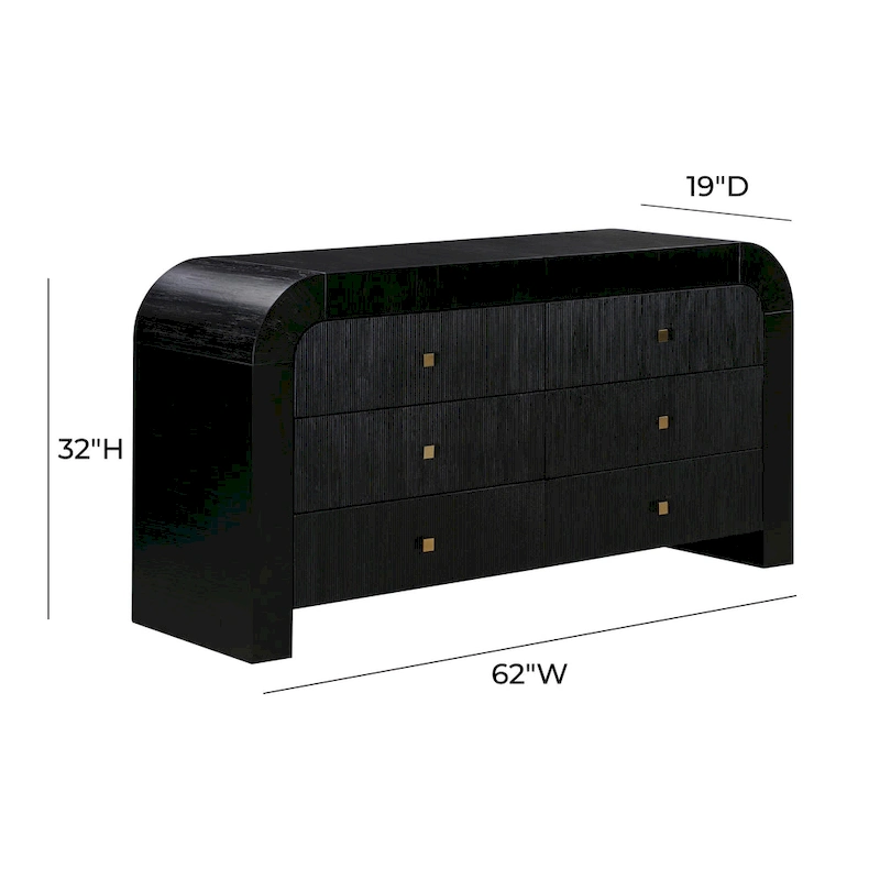 Hump 6-Drawer Dresser