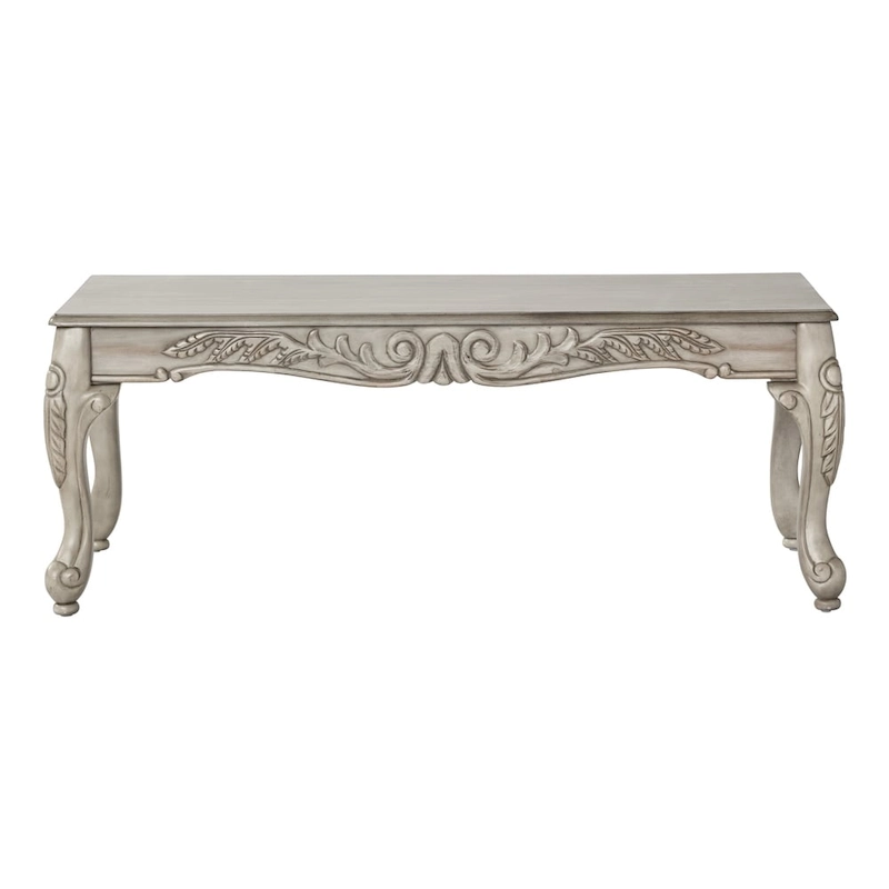 Roundhill Furniture San Marino 2-Tone Fabric Wooden Frame Sofa and Loveseat with 3 Tables Set in Ebony