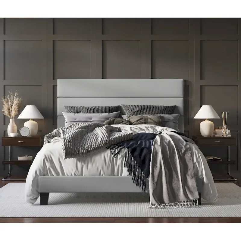 Adrian Upholstered Platform Bed