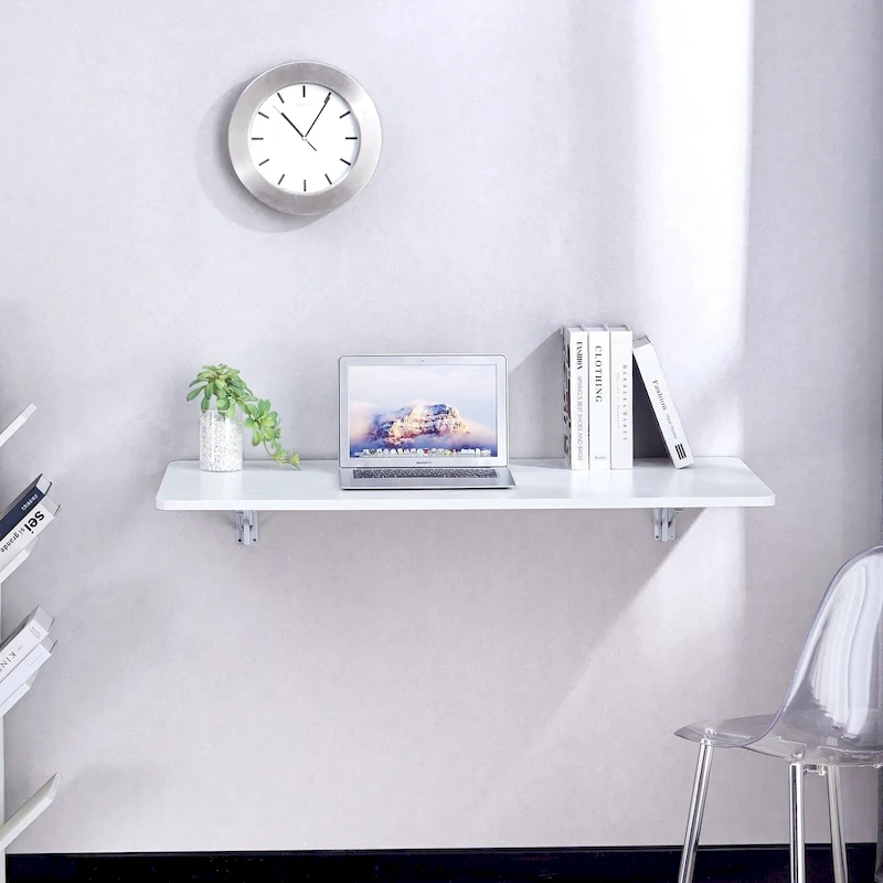 Laundry Room Folding Table Wall Mounted Folding Table for Small Spaces