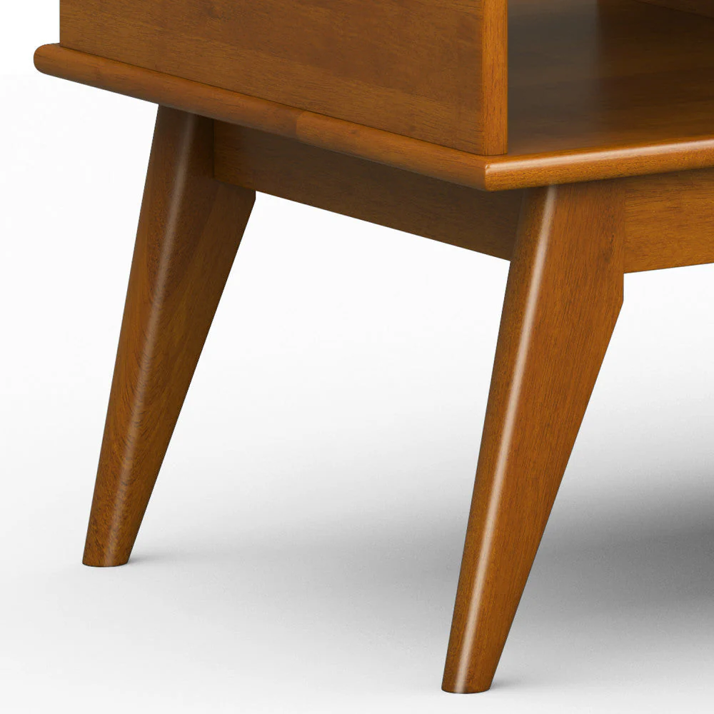 Walker Edison | Mid-Century Teak Wood Lift Top Coffee Table