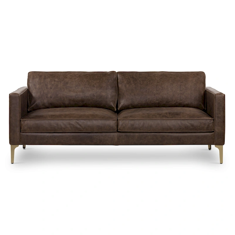 Poly & Bark Mateo 82.5 Sofa - Full Grain Genuine Italian Leather