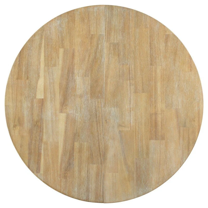 Farmhouse Extendable Adjustable Round/Oval Table, Player Poker Table, Dining Table, Kitchen Table