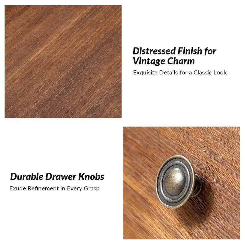 Eric Traditional 26 Tall Solid Wood End Table with USB by HULALA HOME