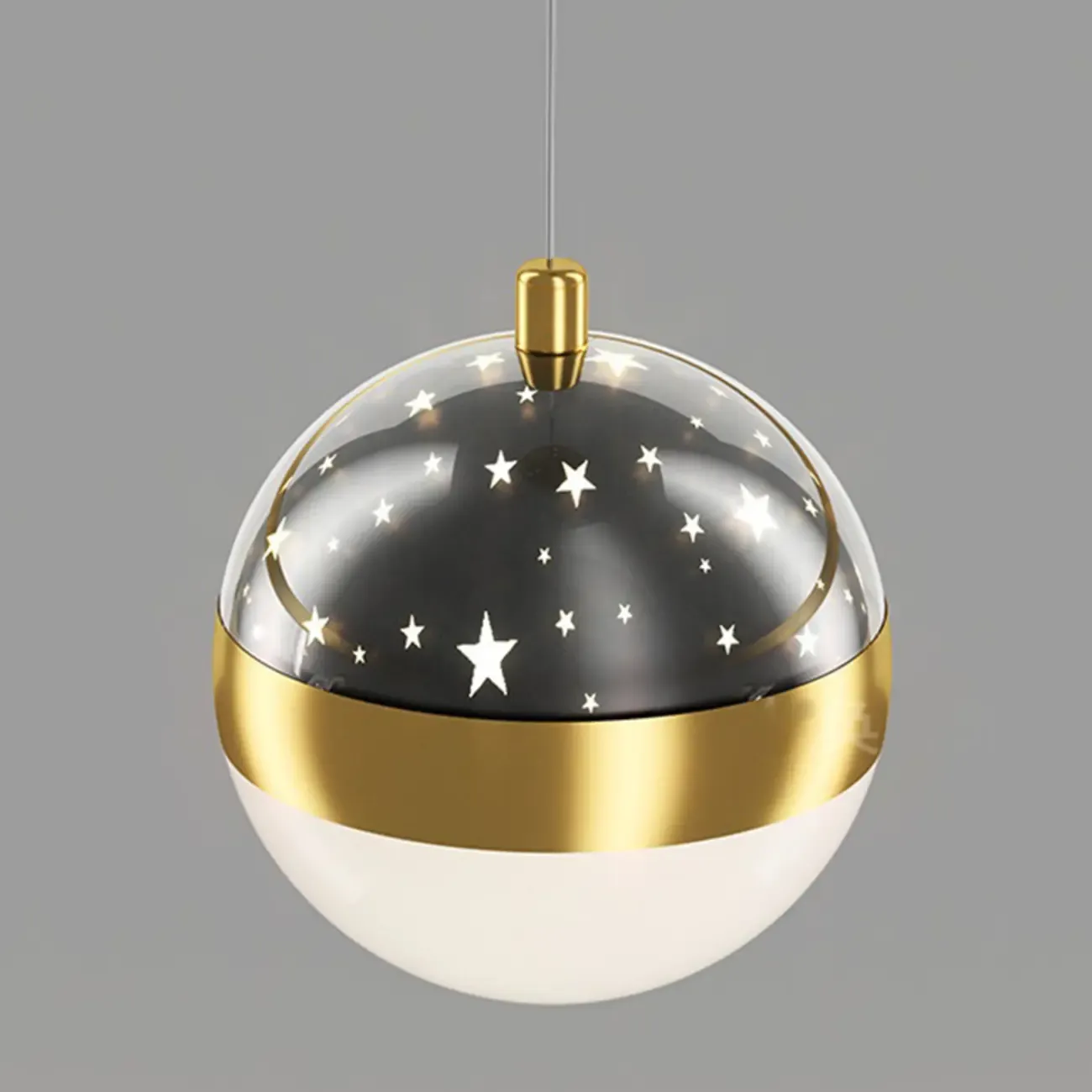 Circle Modern LED Starry Projection Chandelier