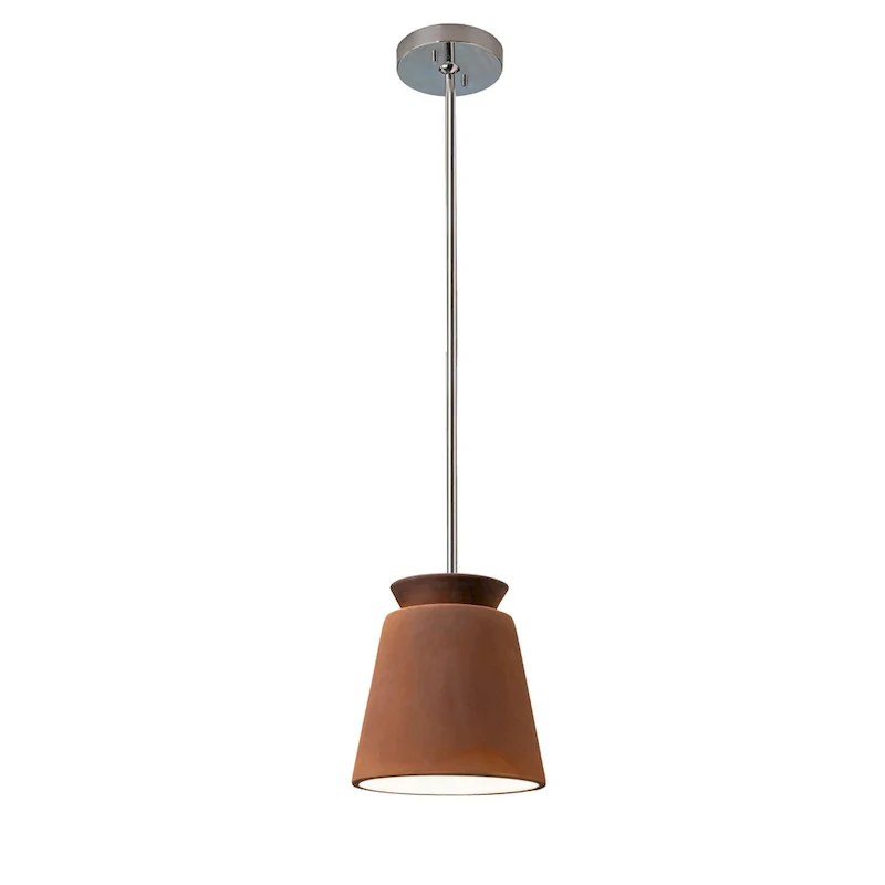 Justice Design Group Small Trapezoid Pendant - Rigid Stem