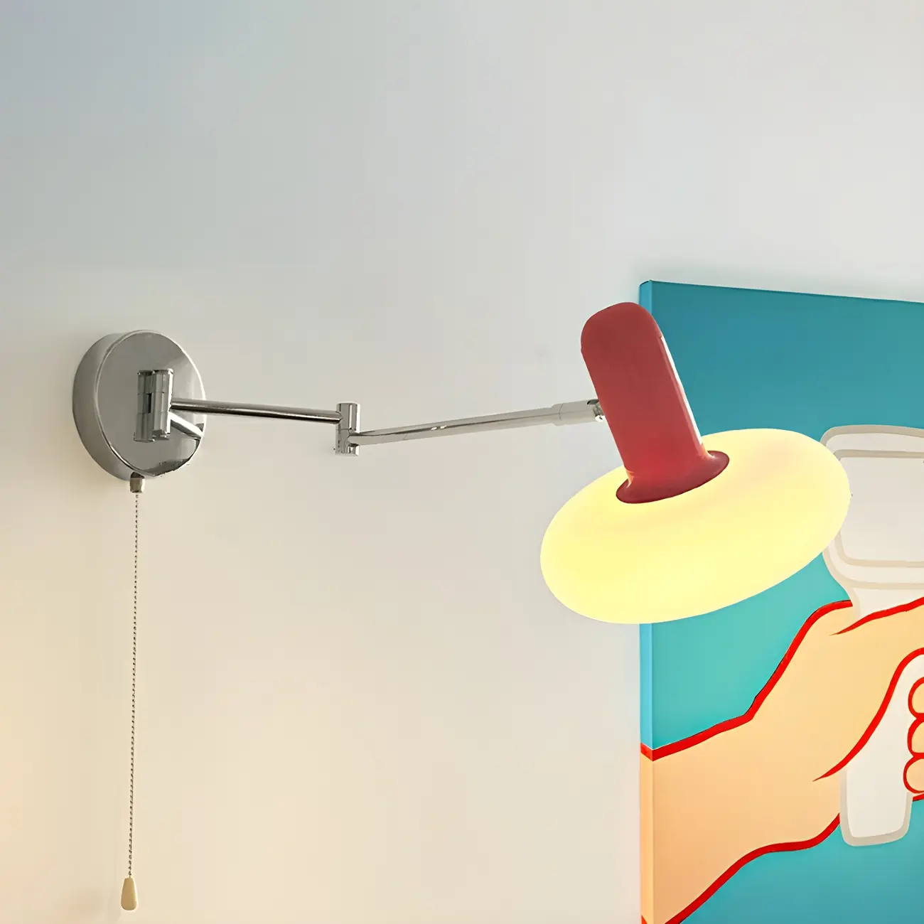 Industrial Metal Stylish Swing Arm Wall Light