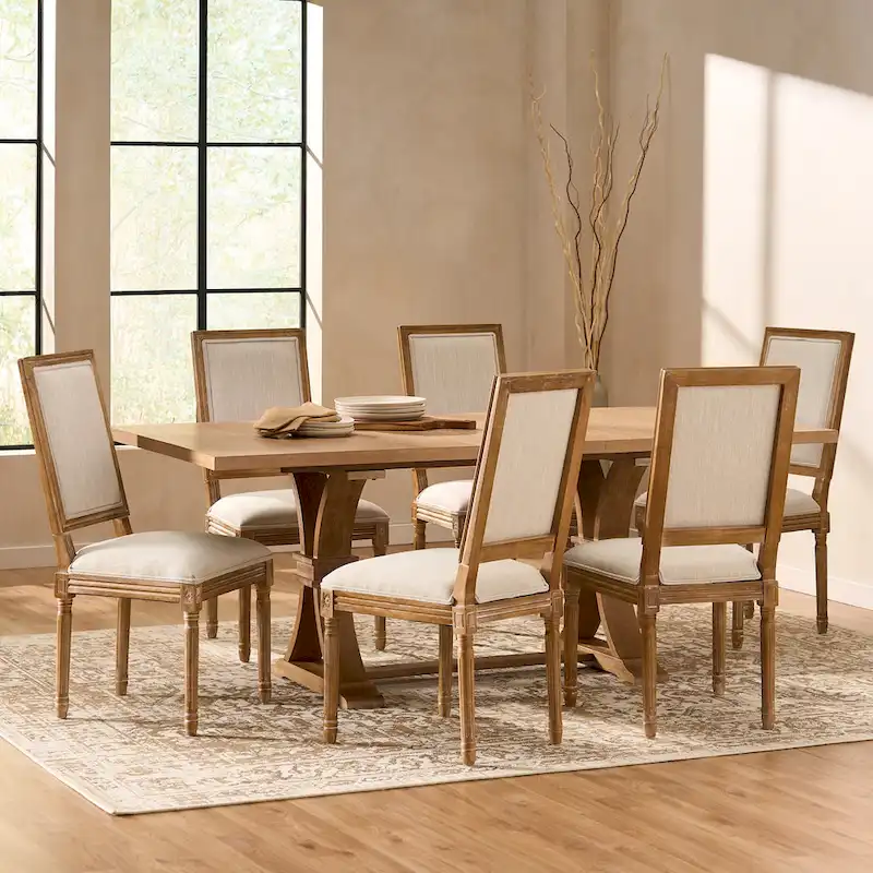 Regina Wood Dining Set by Christopher Knight Home