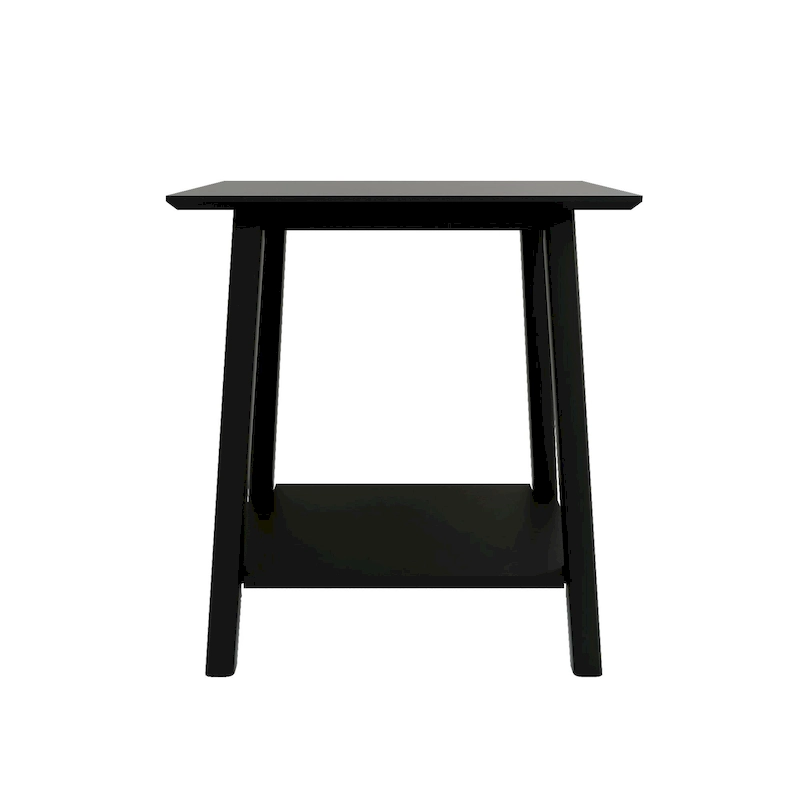 Plank and Beam Mid-Century Modern Accent End Table - 23 L x 16.25 W x 25.5 H