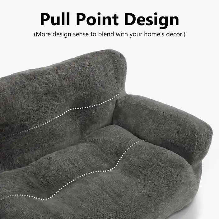 MCombo Pet Couch Sofa Bed Dog Bed for Small Medium Dogs, Fabric 0374