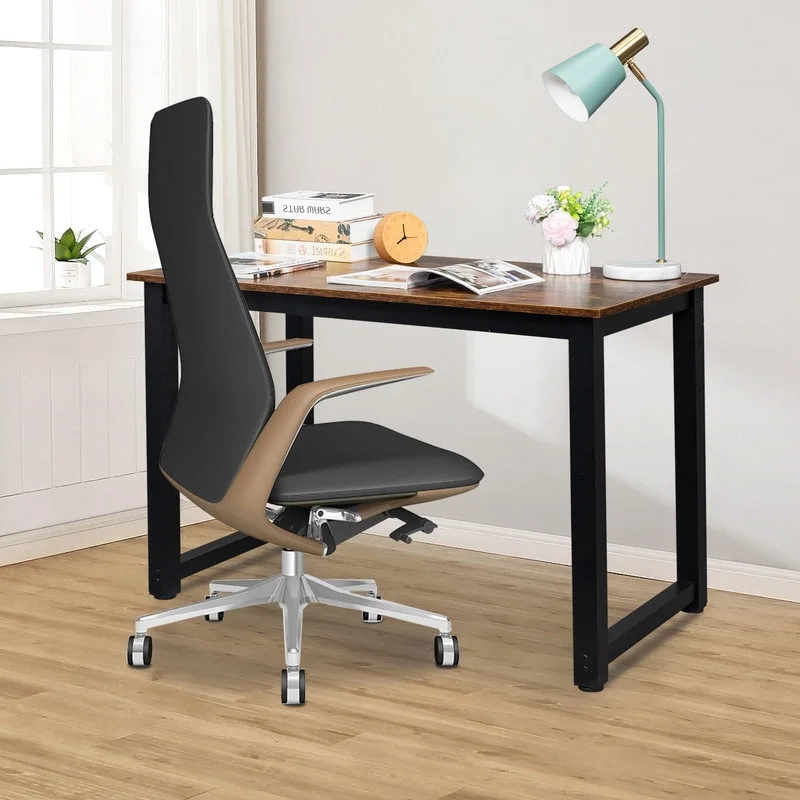 Simple Style Wooden Computer Workstation Desk