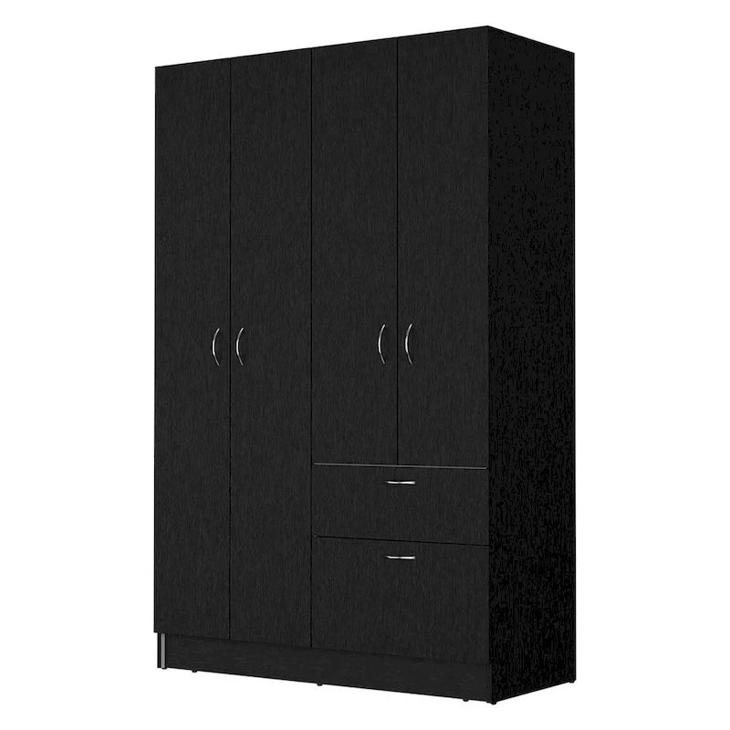Habana Armoire,Two Cabinets, One Drawer - N/A