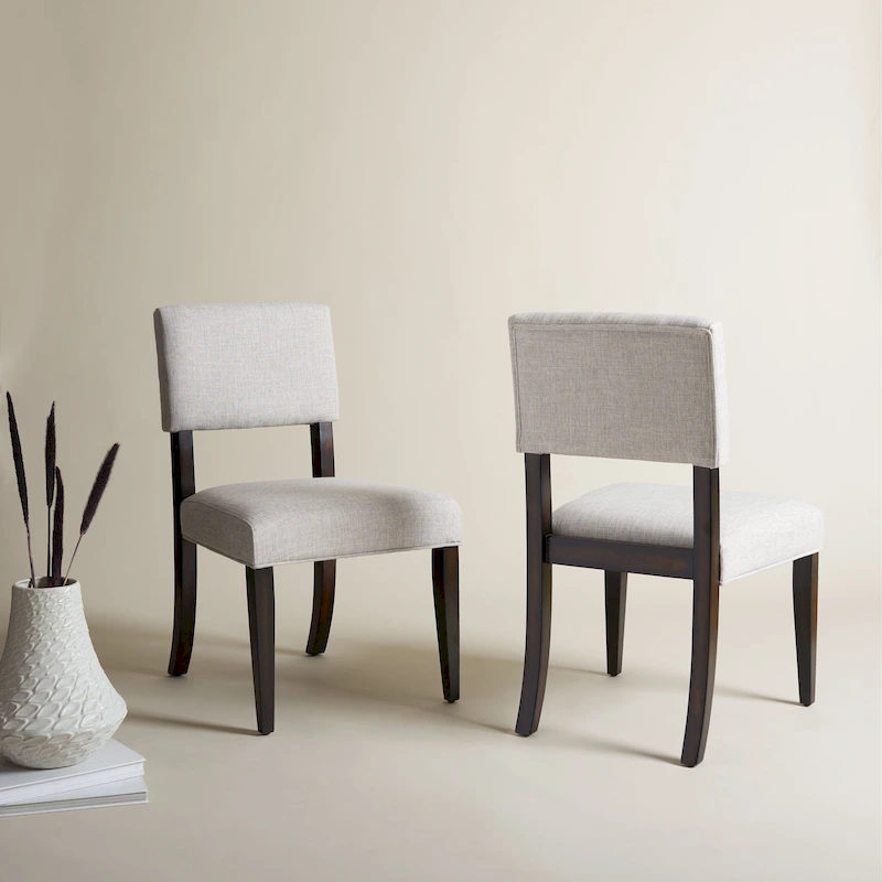 SAFAVIEH Couture Alcinda Wood Dining Chair (Set of 2) - 21 W x 20.5 L x 34.75 H - 21Wx24Dx35H