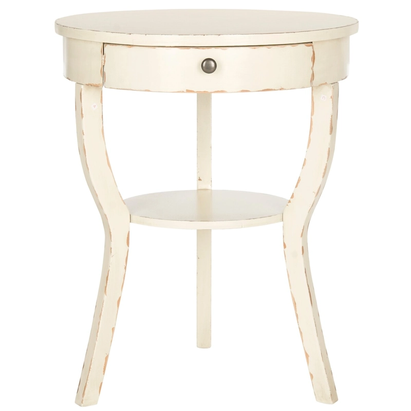 SAFAVIEH Mercedes End Table - 22 x 22 x 30.3 - 22Wx22Dx30H
