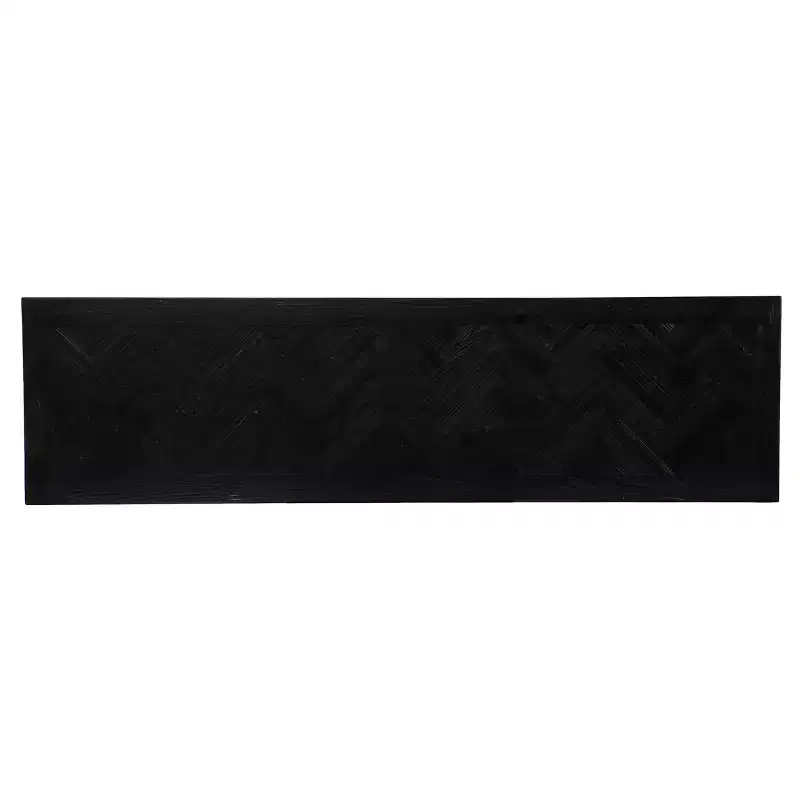 3-Shelf Iron & Wood Storage Console, Natural/Black, Single User