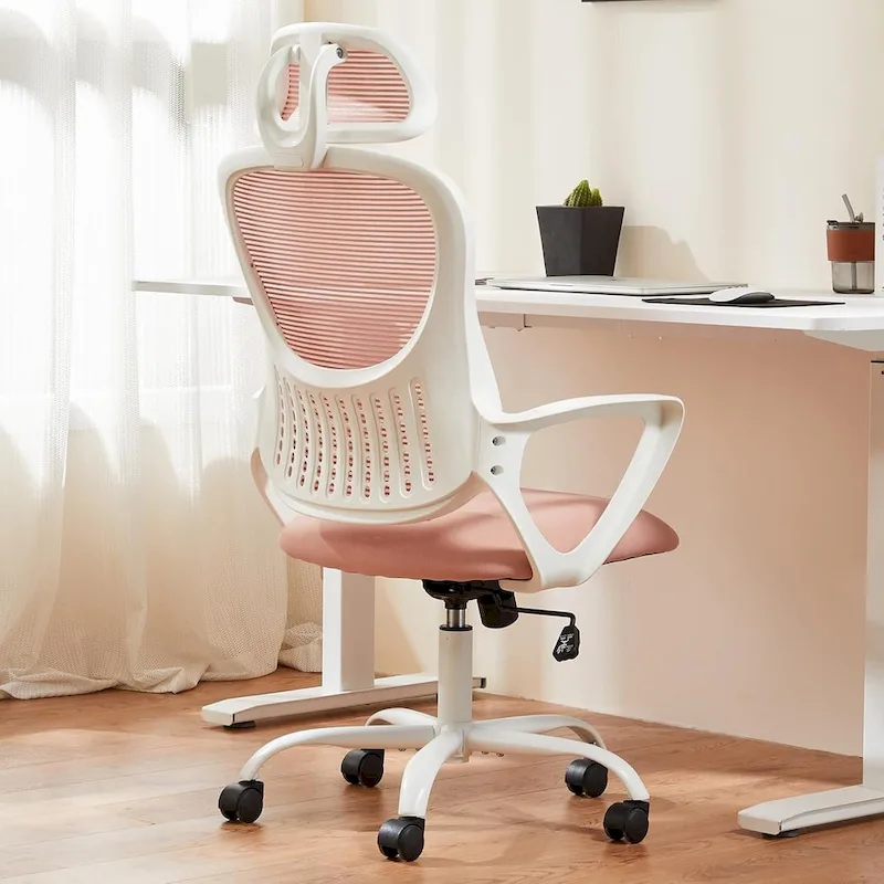 Ergonomic Office Chair, High Back Desk Chair with Headrest, Home Office Swivel Mesh Computer Chair Office Chairs