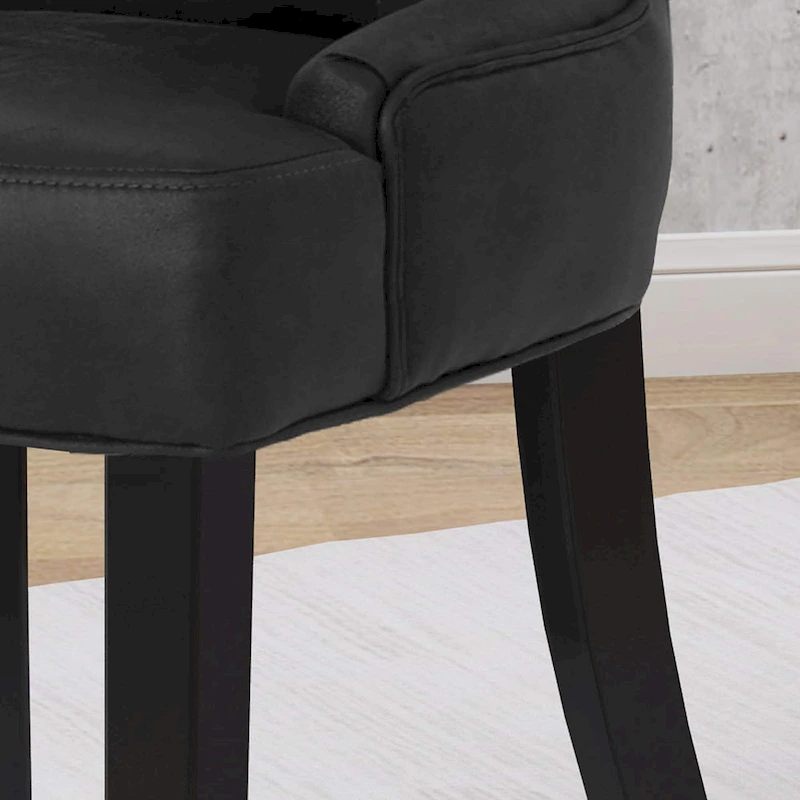 Hayden Traditional Microfiber Dining Chairs (Set of 2) by Christopher Knight Home