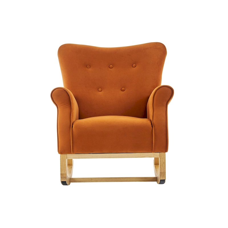 GEITIN High Back Rocking Chair with Tufted Back