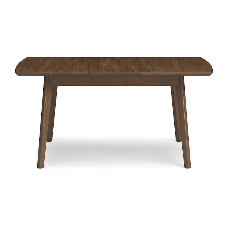 Signature Design by Ashley Lyncott Brown Rectangular Dining Butterfly Extension Table - 36W x 48/64D x 30H