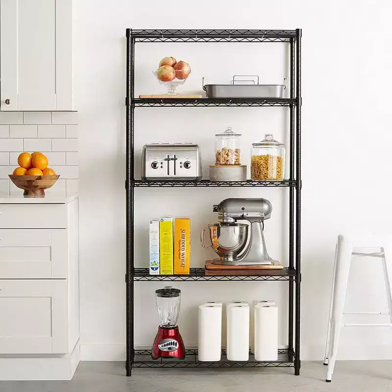 Karl Home 35.43in. W Metal Shelving Unit