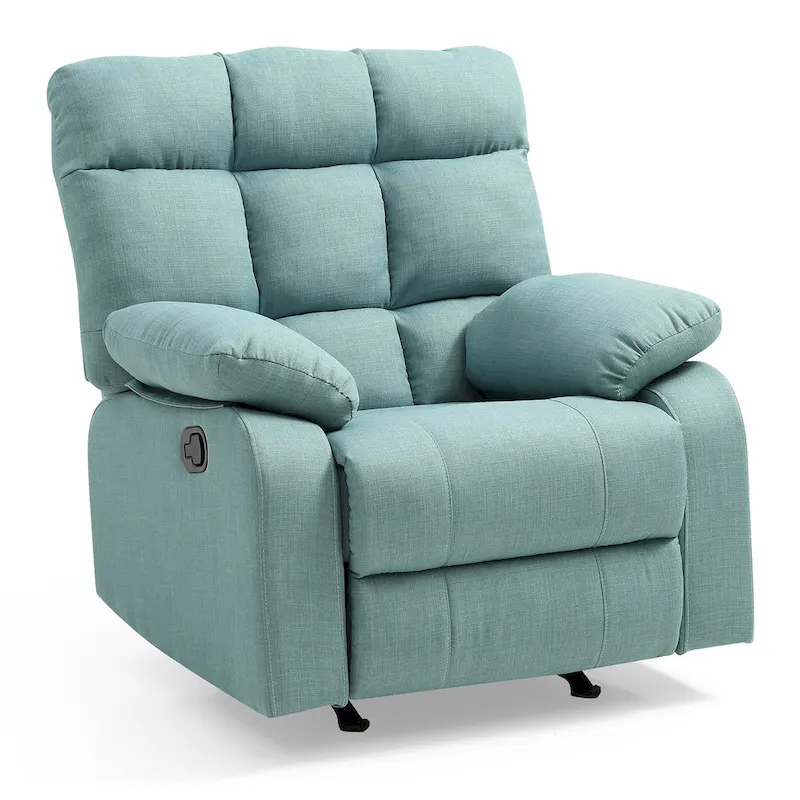 Cindy Fabric Upholstery Reclining Chair - 37L x 39W x 38H