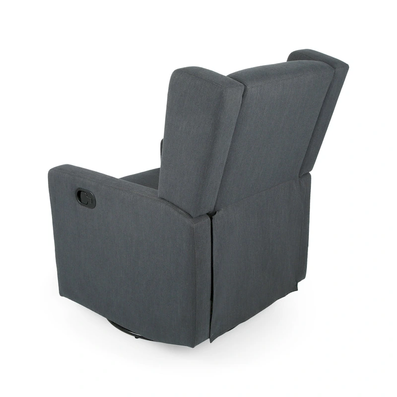 Swivel Glider Recliner, Adjustable Chair with Plush Upholstery