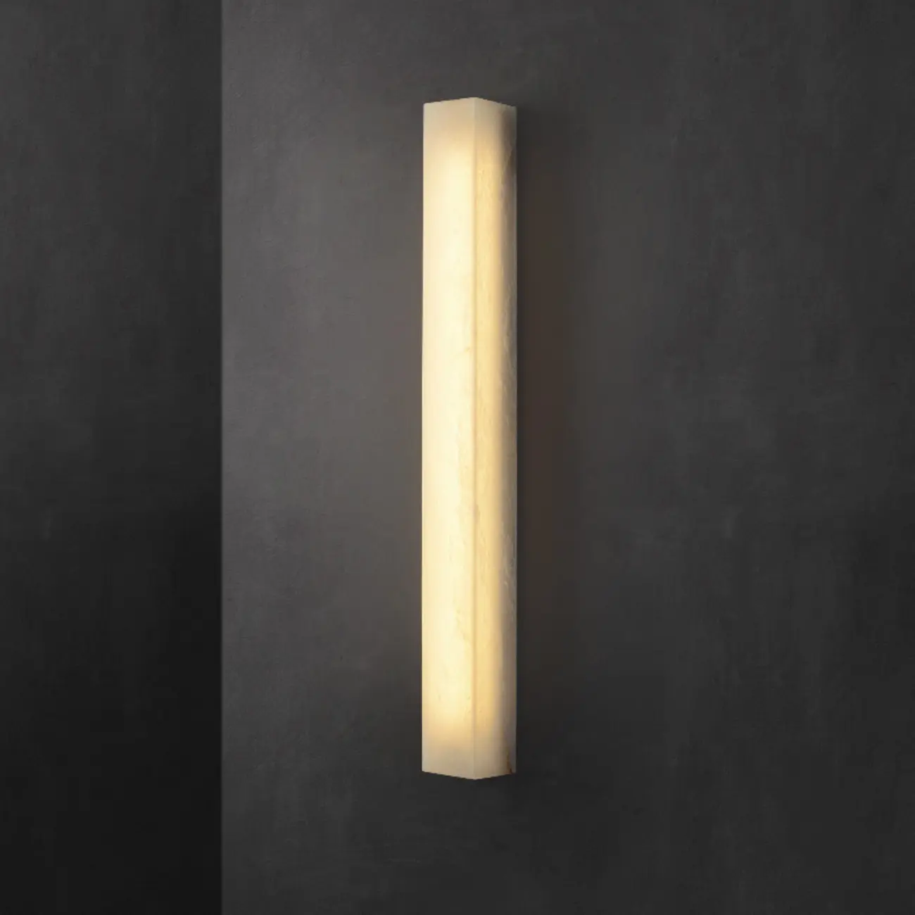 Rectangular Warm Glow Resin Kitchen Island Pendant Light