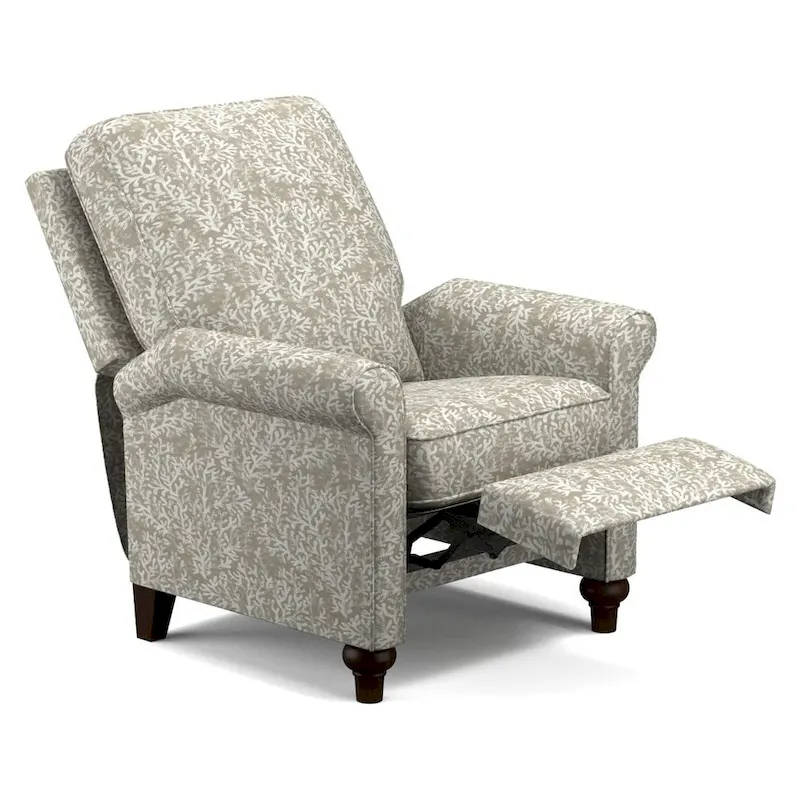 Taupe Coral Push Back Recliner Chair