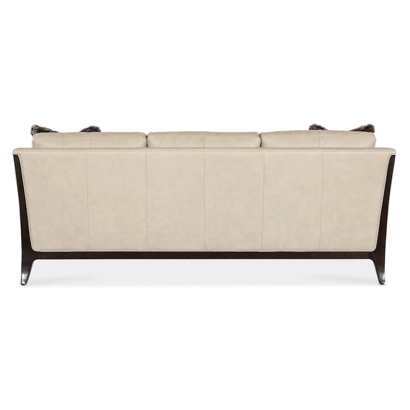 Tular Leather Sofa, Cream