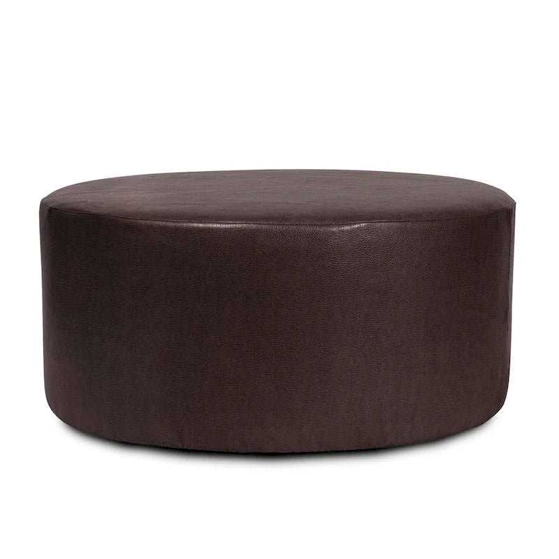 Allan Andrews 36 Universal Round Ottoman With Slipcover, Avanti Collection