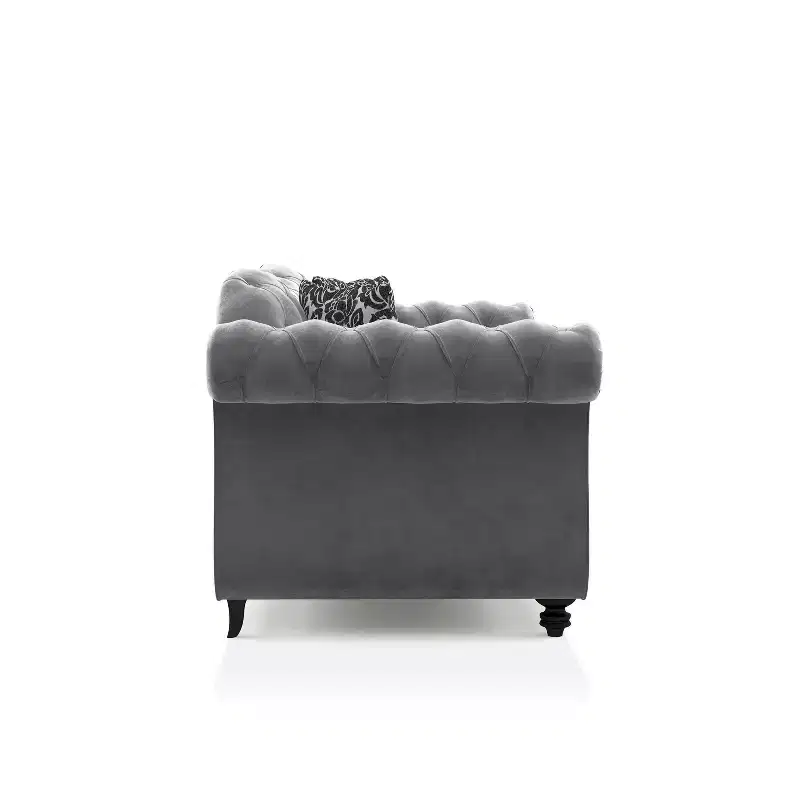 Brushwood Button Tufted Sofa - HOMES: Inside + Out