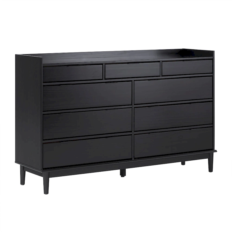 Middlebrook Modern Gallery Top Solid Wood Dresser