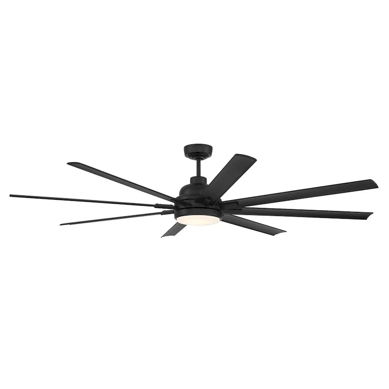 Craftmade Rush 72  Hangdown Only Indoor/Outdoor Ceiling Fan, Smart Wi-Fi Enabled Remote & Integrated LED Light Kit