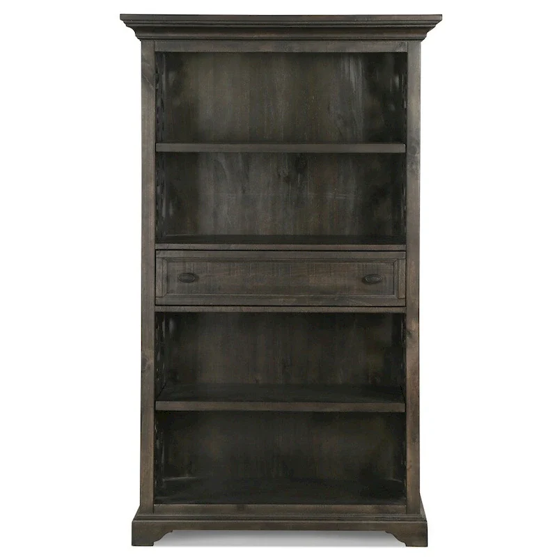 Bellamy Traditional Weathered Peppercorn Bookcase