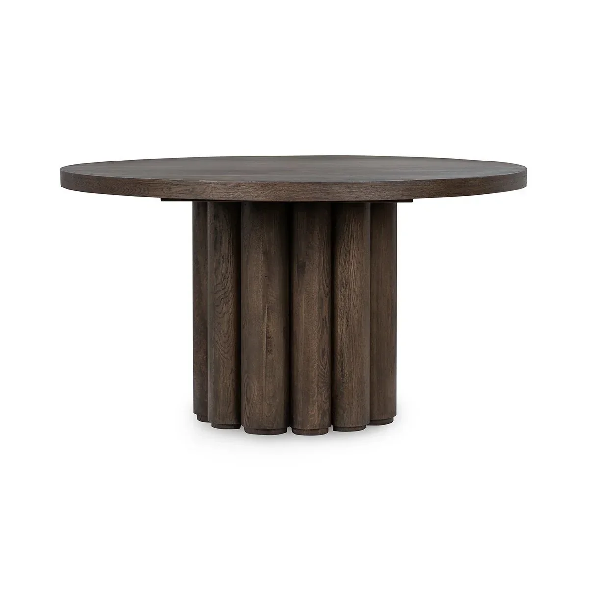 Tiber Solid Wood Round Dining Table