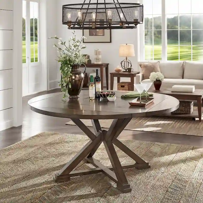 Garrison Espresso Convertible Dining Table by iNSPIRE Q Modern