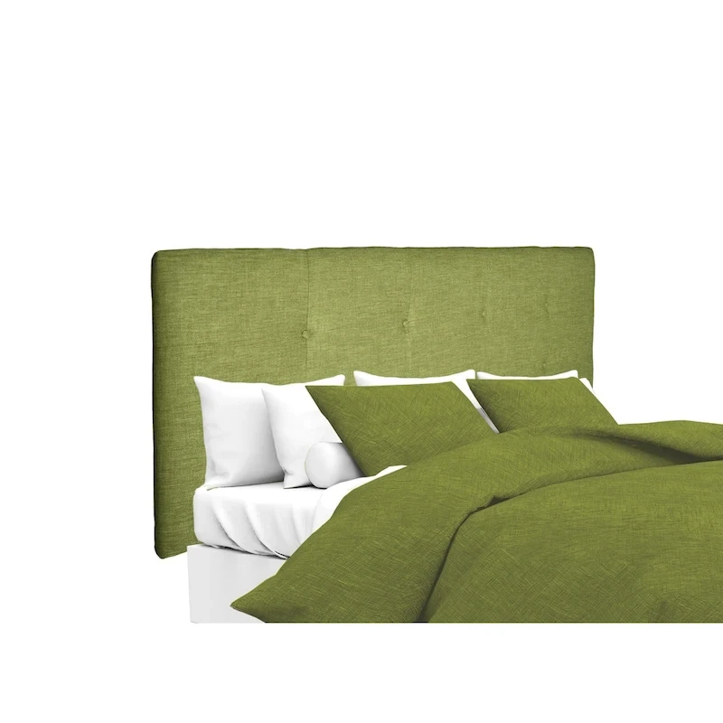 MJL Furniture Ali Button Tufted Key Largo Grass Upholstered Headboard