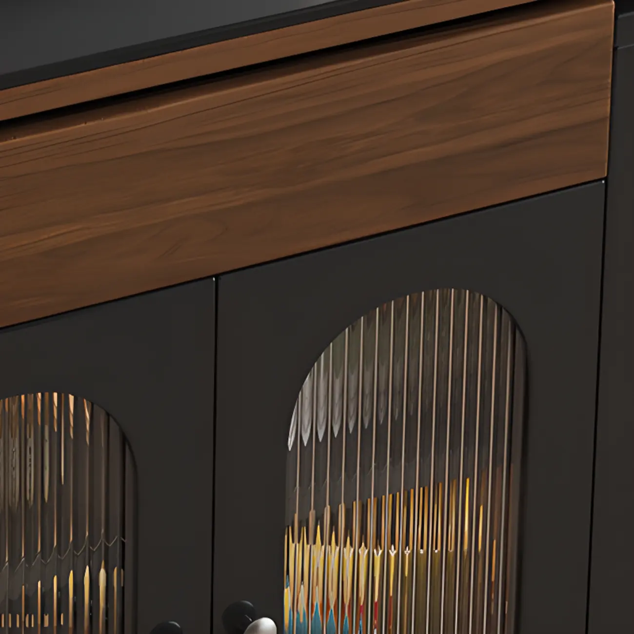 Multi-levelled Fold Away Chairside Table with Roller Wheels