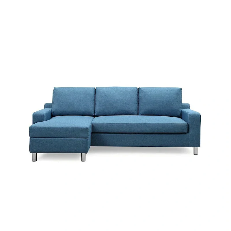 US Pride Furniture Hampton Left-side Facing Linen Sectional Sofa Bed