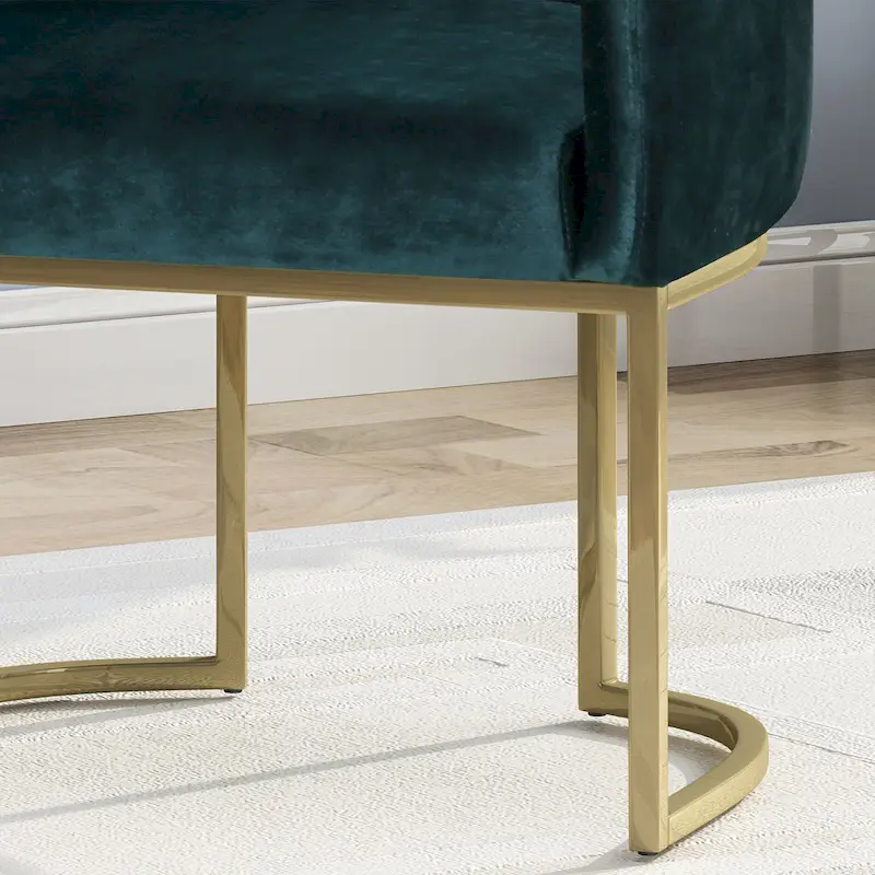 McDonough Modern Tufted Glam Accent Chair by Christopher Knight Home